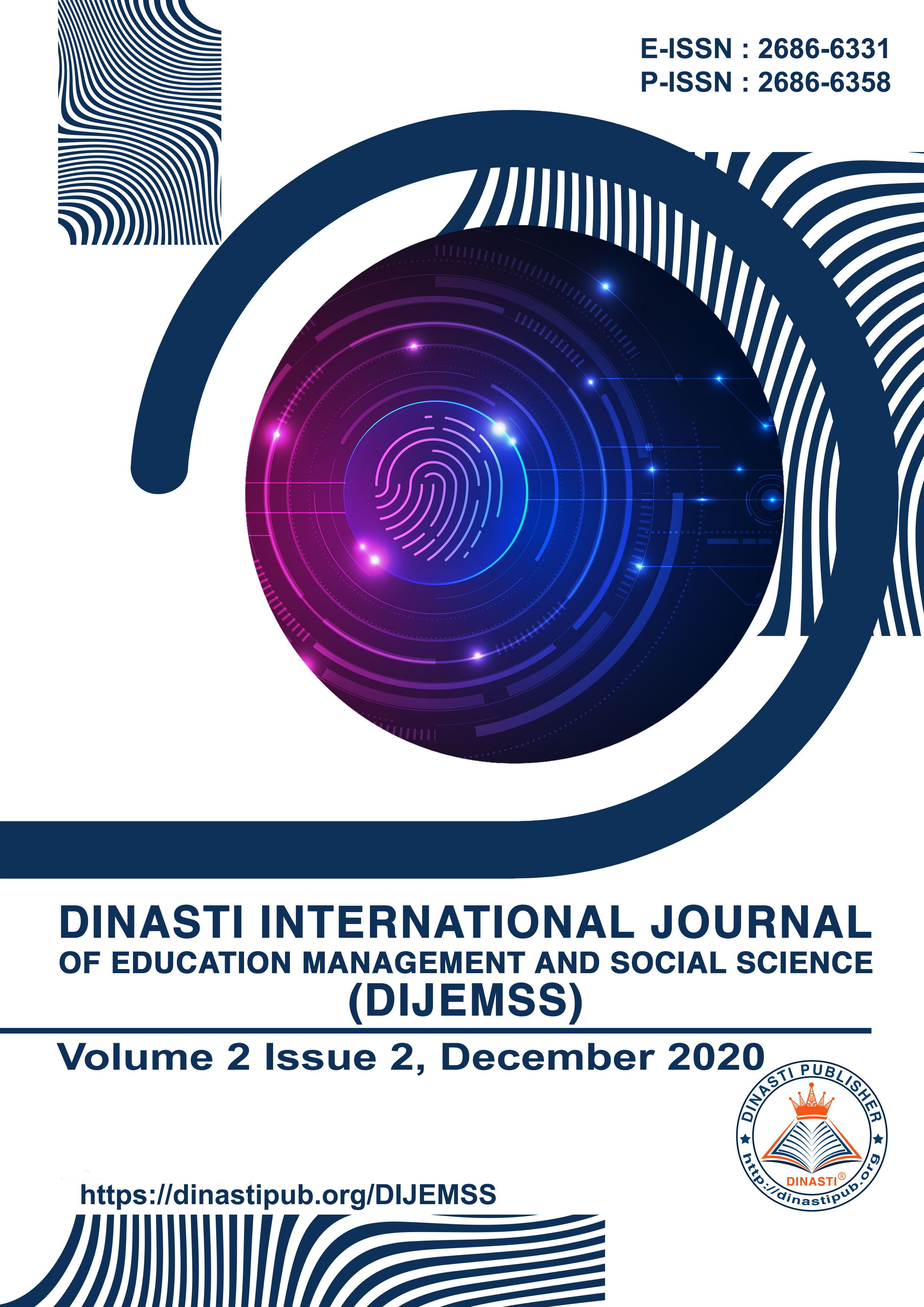 					View Vol. 2 No. 2 (2020): Dinasti International Journal of Education Management and Social Science (December 2020 - January 2021)
				