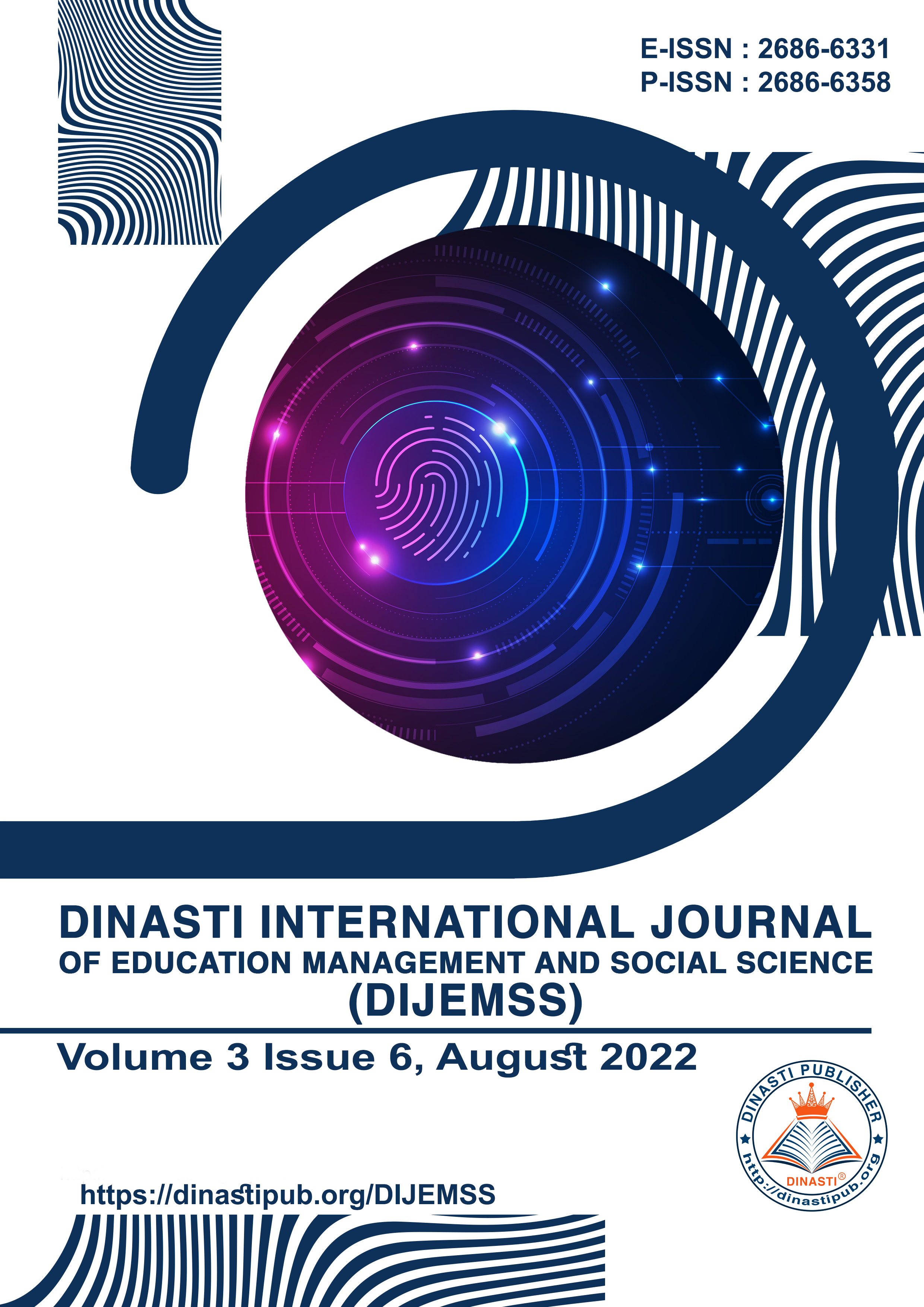 					View Vol. 3 No. 6 (2022): Dinasti International Journal of Education Management and Social Science (August - September 2022)
				