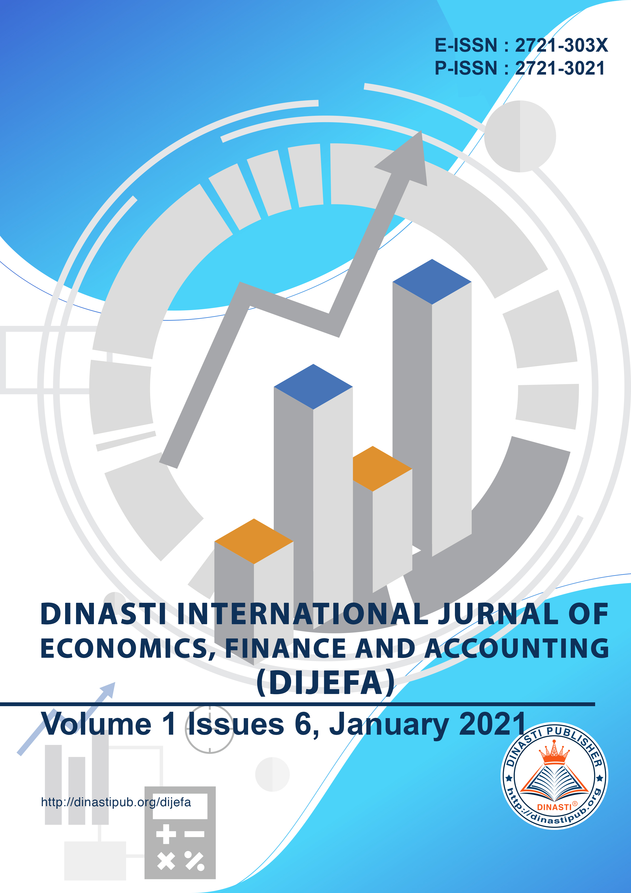 					View Vol. 1 No. 6 (2021): Dinasti International Journal of Economics, Finance & Accounting (January - February 2021)
				
