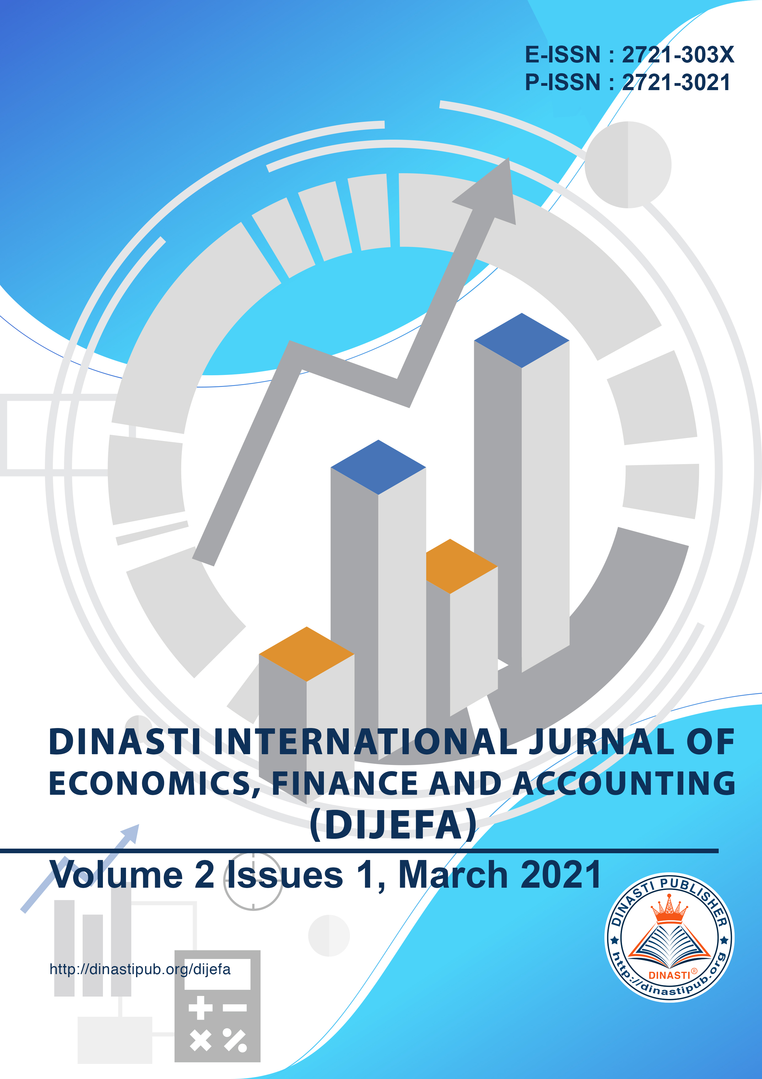 					View Vol. 2 No. 1 (2021): Dinasti International Journal of Economics, Finance & Accounting (March - April 2021)
				