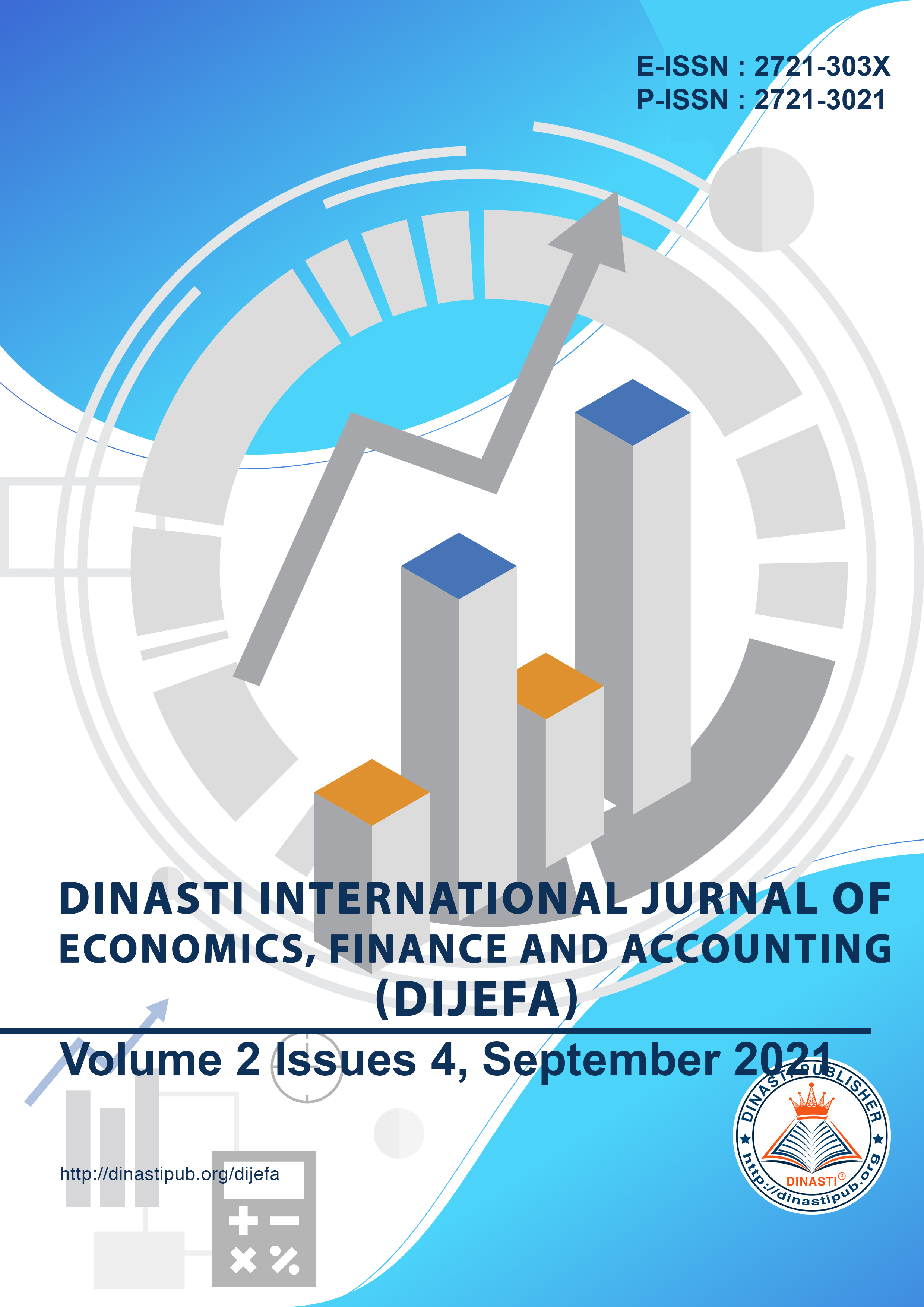 					View Vol. 2 No. 4 (2021): Dinasti International Journal of Economics, Finance & Accounting (September - October 2021)
				
